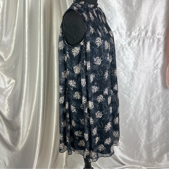 Joie Black Mock Neck Sleeveless Shift Dress XS | Minimalist Quiet Luxury Chic - Picture 9 of 11